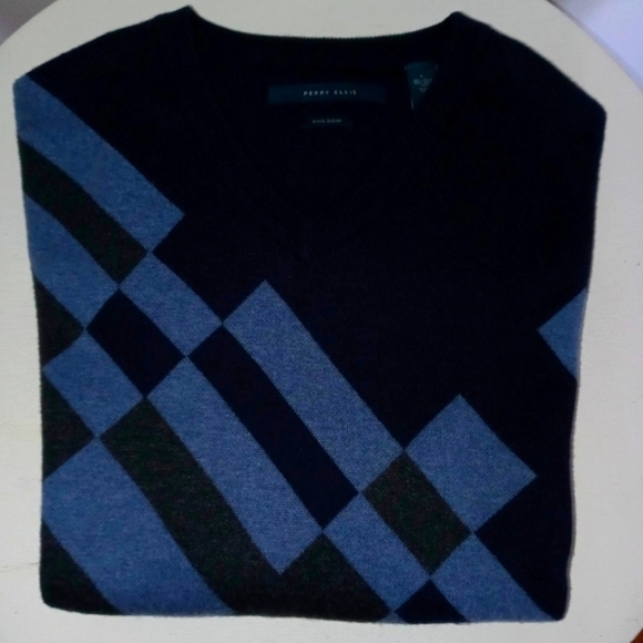 PERRY ELLIS Wool Blend Sweater - Picture 8 of 8